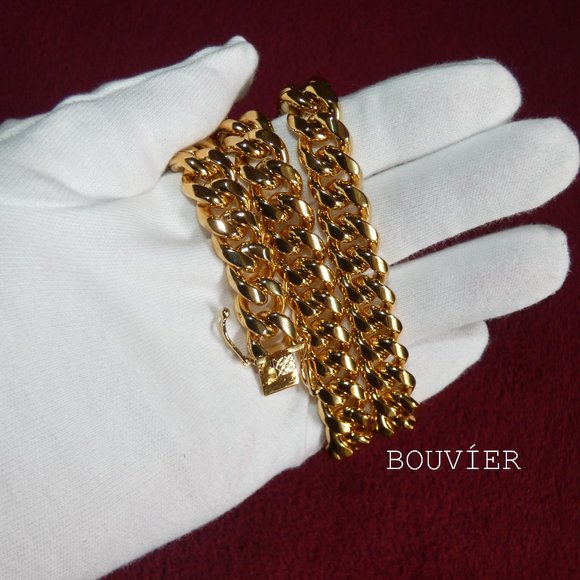 Bouvier Jewelry Other - 18K Gold 14mm Miami Cuban Link Chain